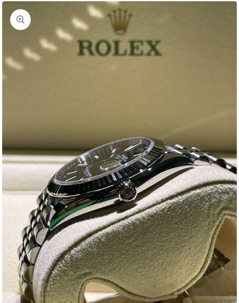 Date Just Black Dial