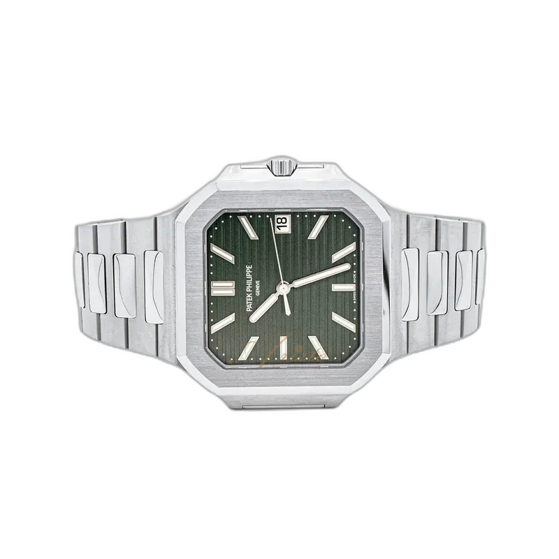 Patek Philippe Cubitus Date 45mm Steel Olive Green Dial –