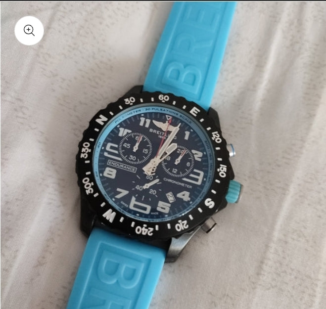 Breitling endurance pro light blue