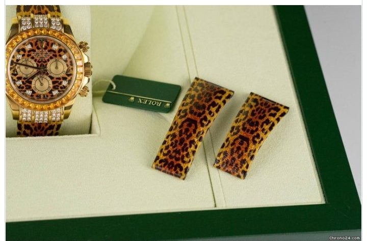 Rolex Daytona SACO ‘Leopard’ Box - Service Paper