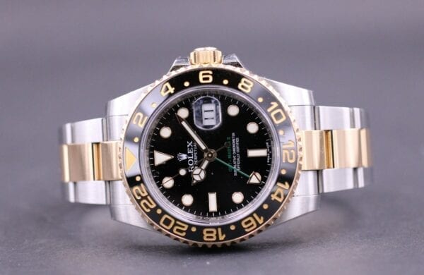  Rolex GMT-Master II Two Tone Black Dial