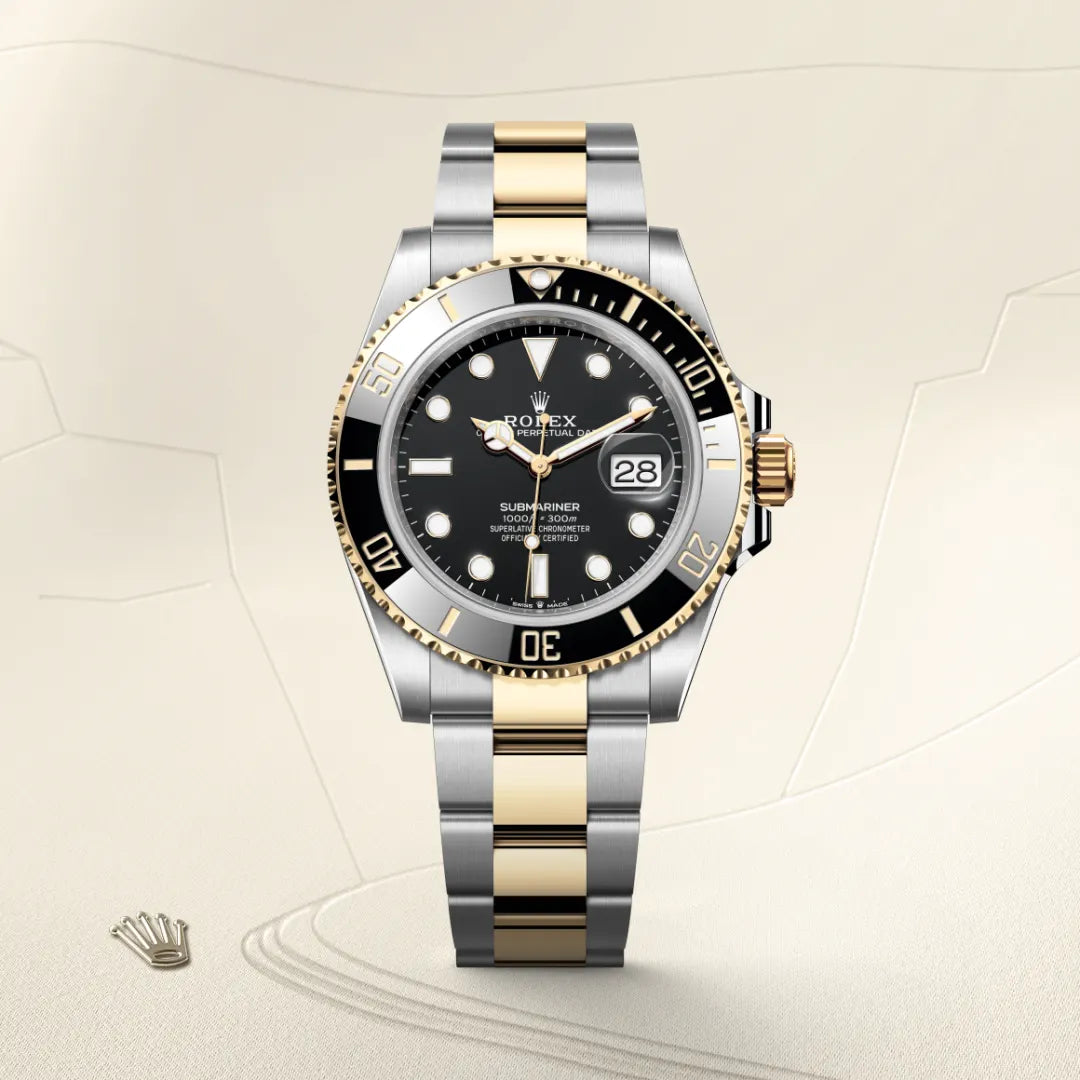 Submariner tone 2 Gold silver Black