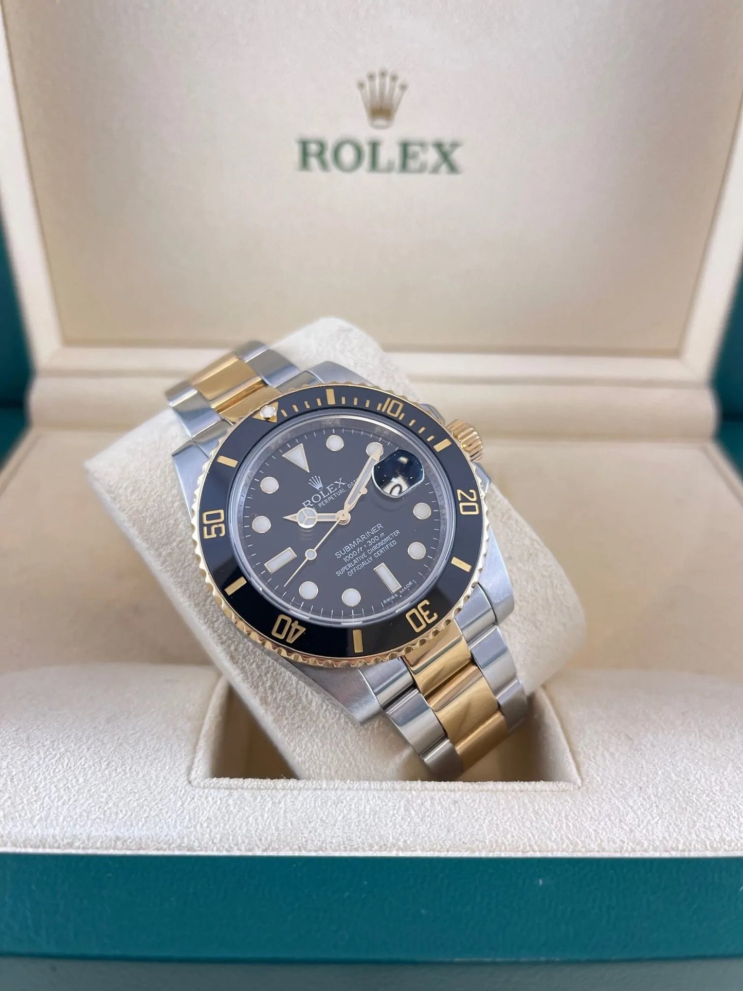 Submariner tone 2 Gold silver Black