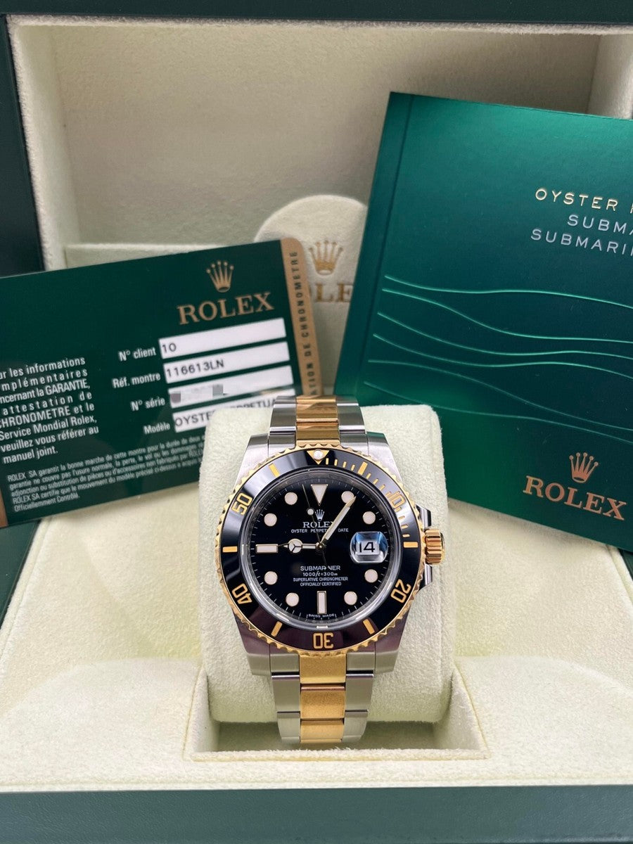 Submariner tone 2 Gold silver Black