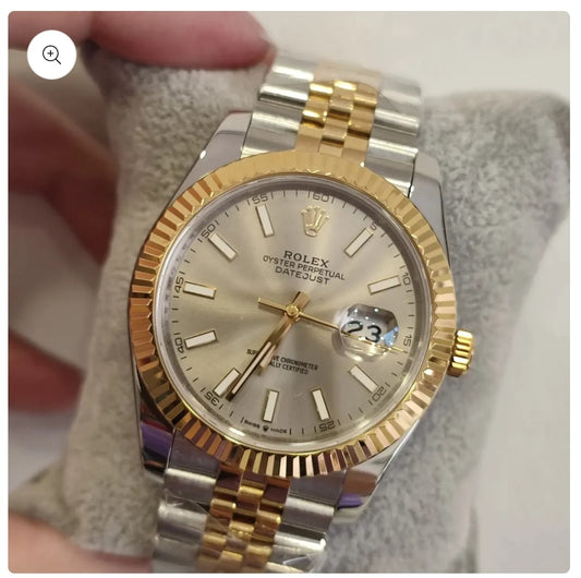 Date Just Silver Dial