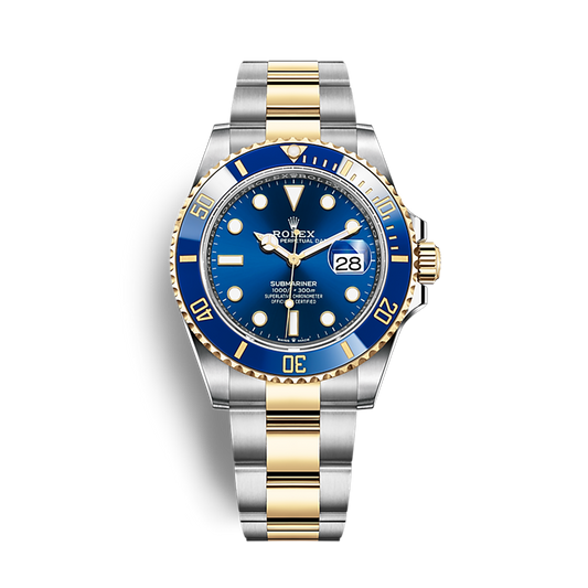 ROLEX SUBMARINER DUAL TONE 2 BLUE-GOLD
