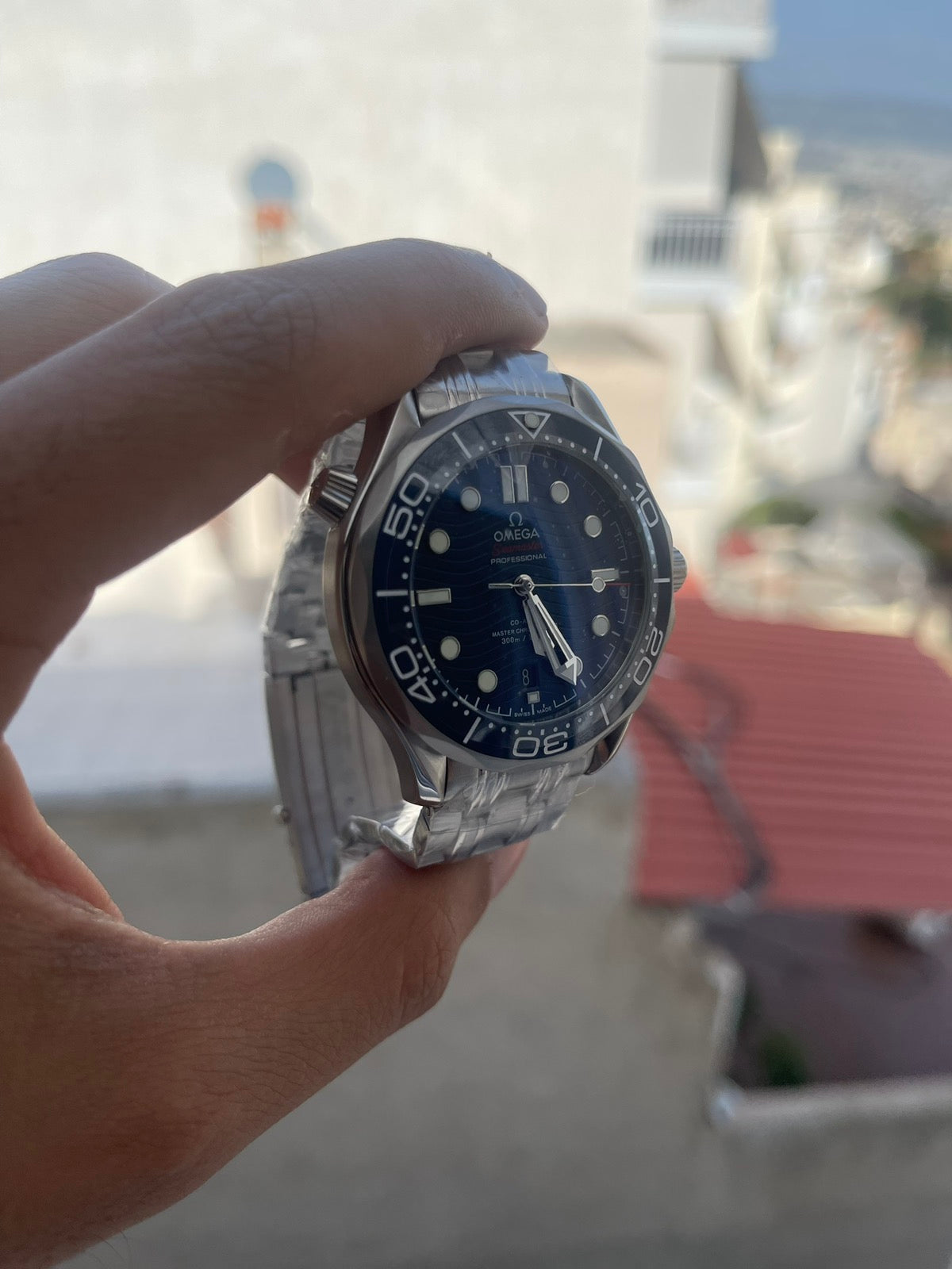 Omega blue 44mm