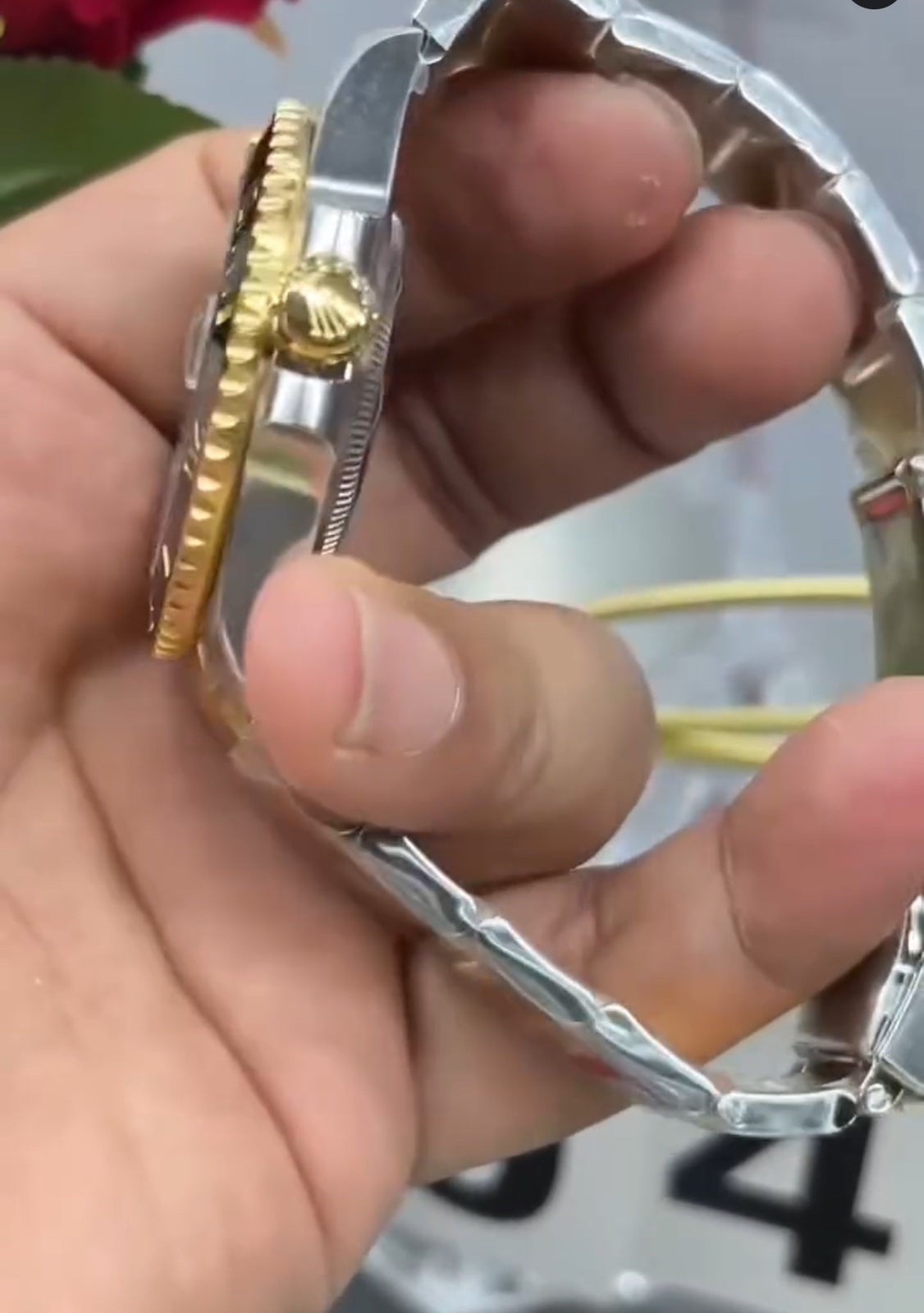  Rolex GMT-Master II Two Tone Black Dial