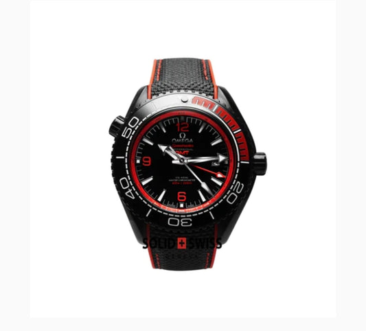 OMEGA CO-AXIAL MASTER CHRONOMETER GMT 45.5 MM RED BEZEL