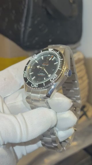 Omega Seamaster Black 44mm - Μαύρη Κεραμική Στεφάνη