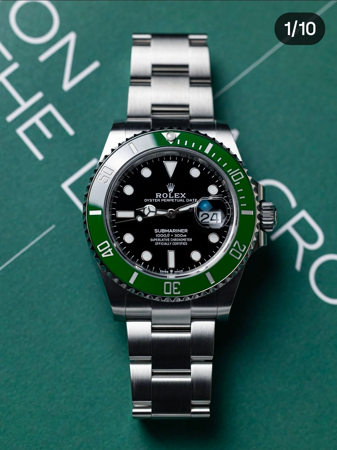Submariner new green black