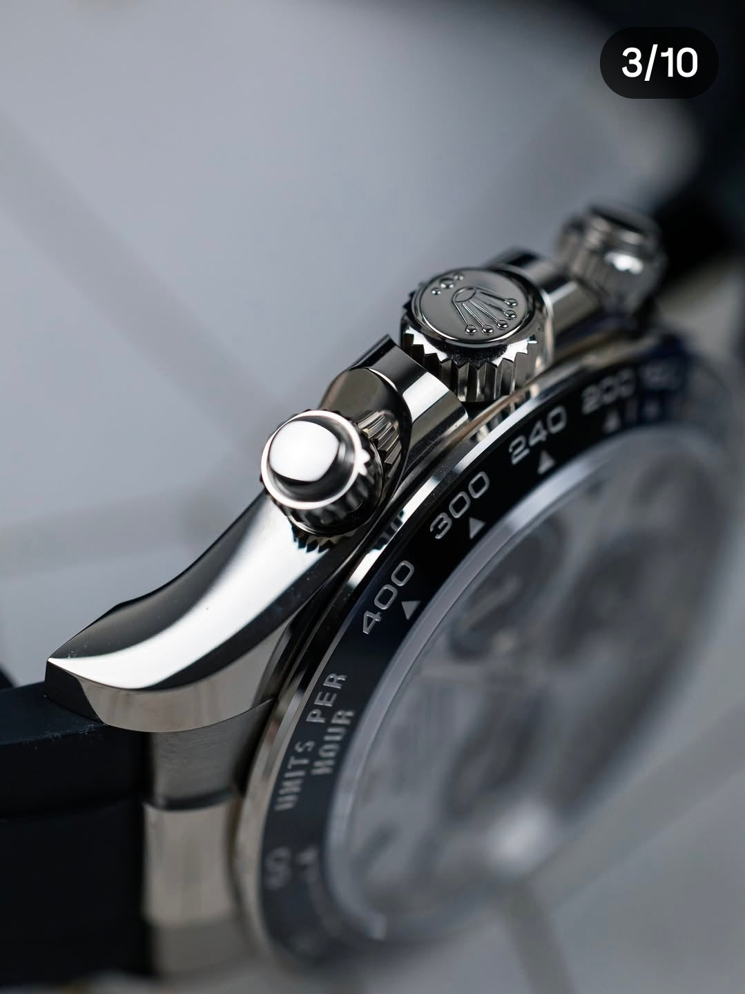 Daytona white gold meteorite dial