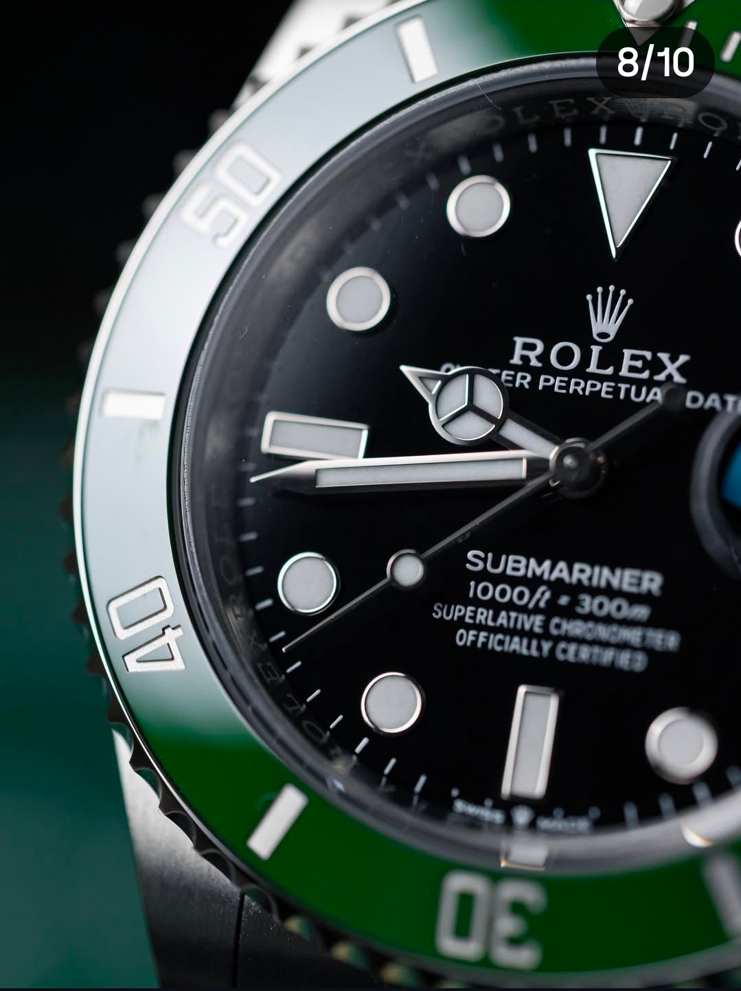 Submariner new green black