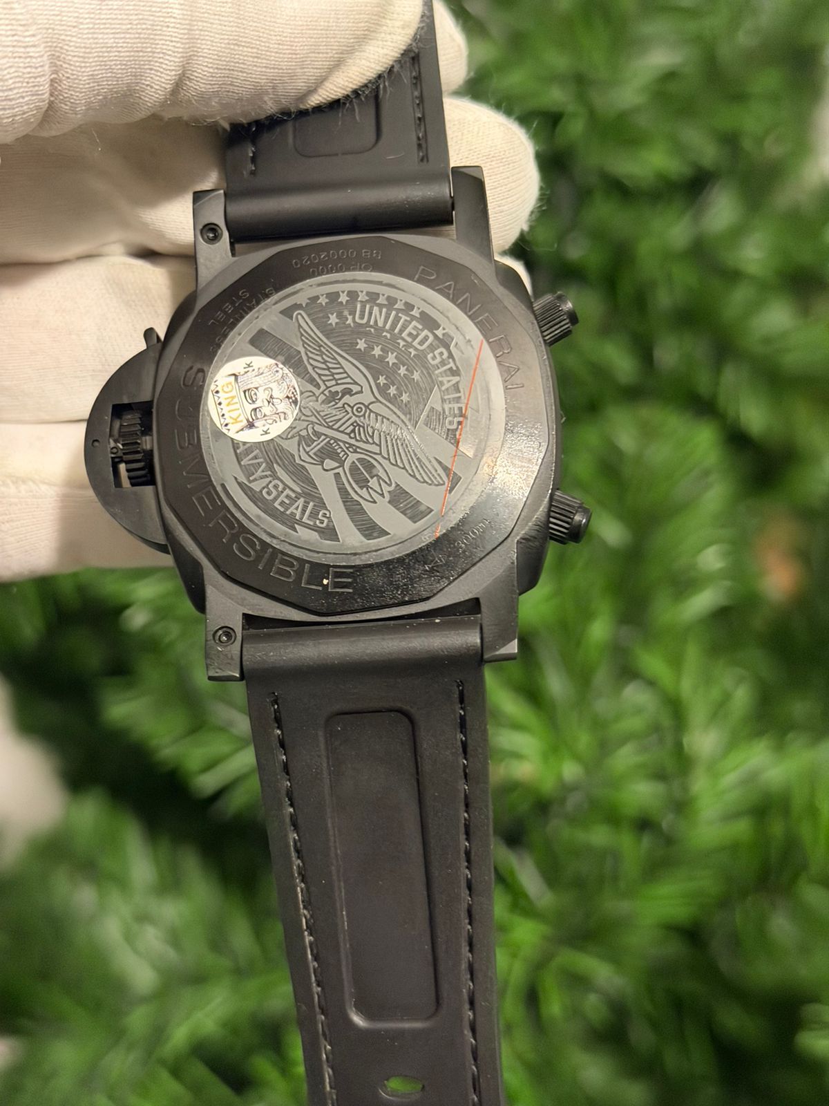 Μοντέλο: Panerai Submersible GMT Navy Seals
Υλικό Κάσας: Carbotech (άνθρακας)
Μηχανισμός: Αυτόματος