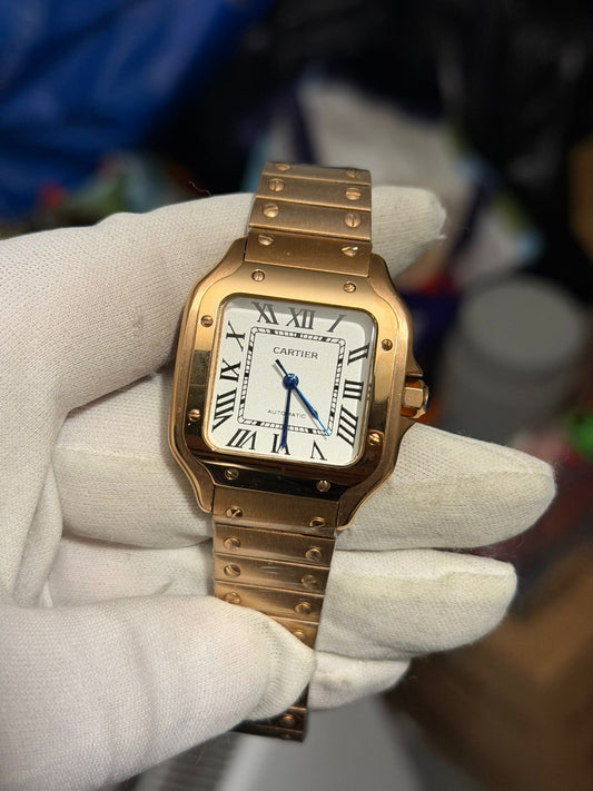 Cartier Santos Gold