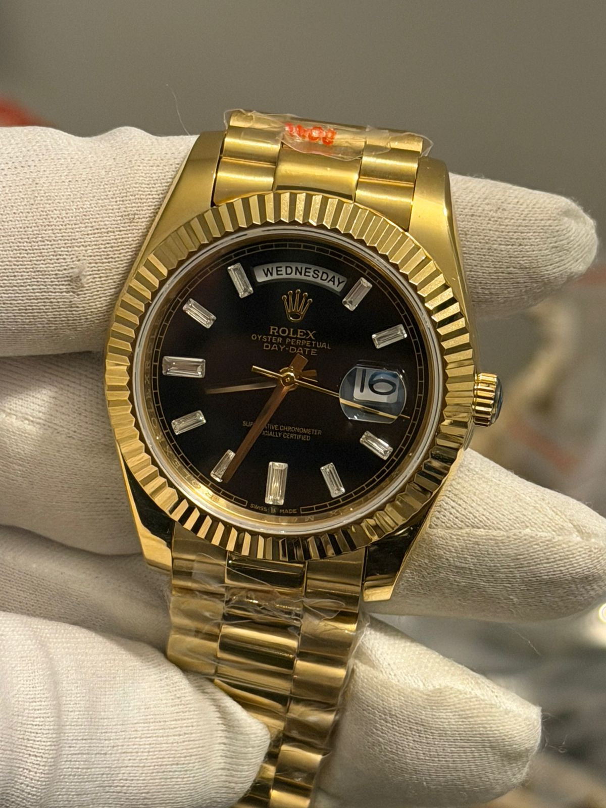 Rolex Day Date Gold 40mm - Αυτόματο Ατσάλι 904L
