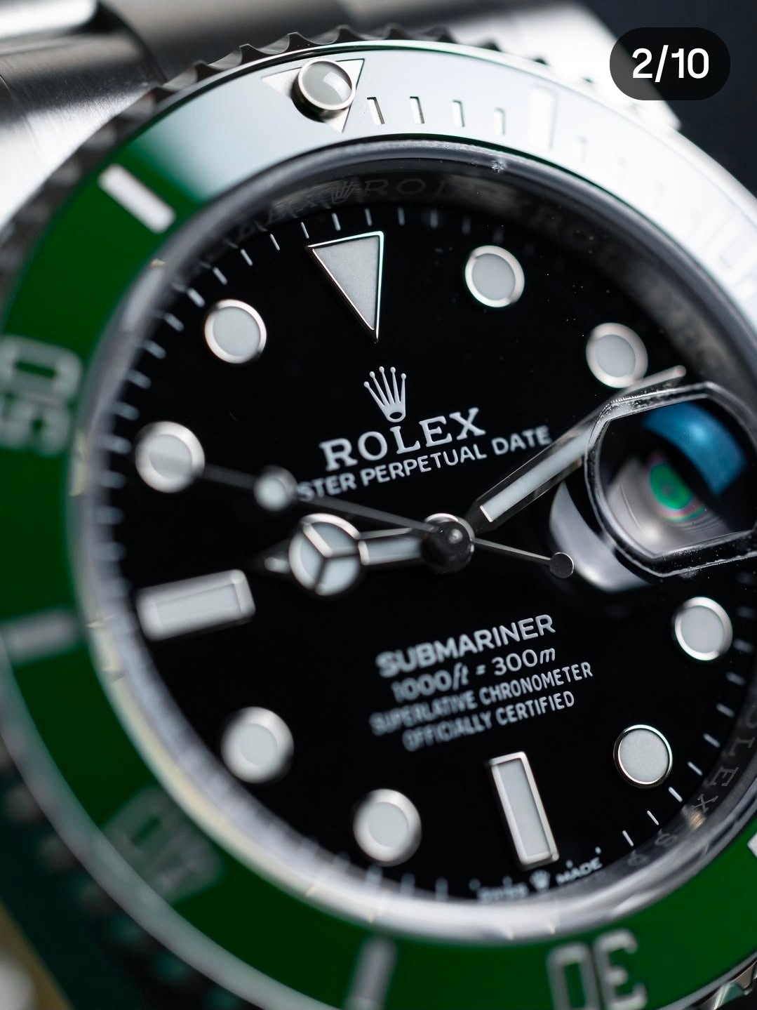 Submariner new green black