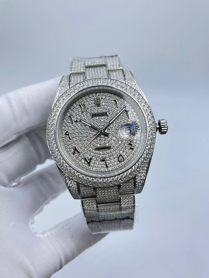Rolex Datejust iced out
