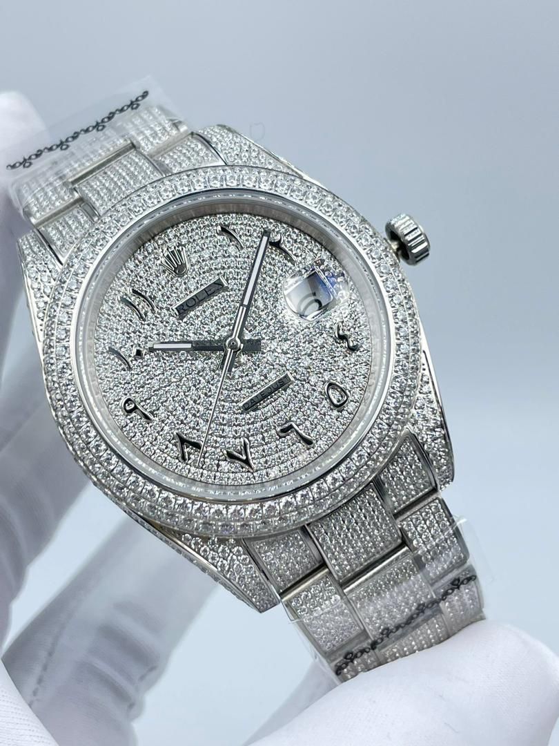 Rolex Datejust iced out