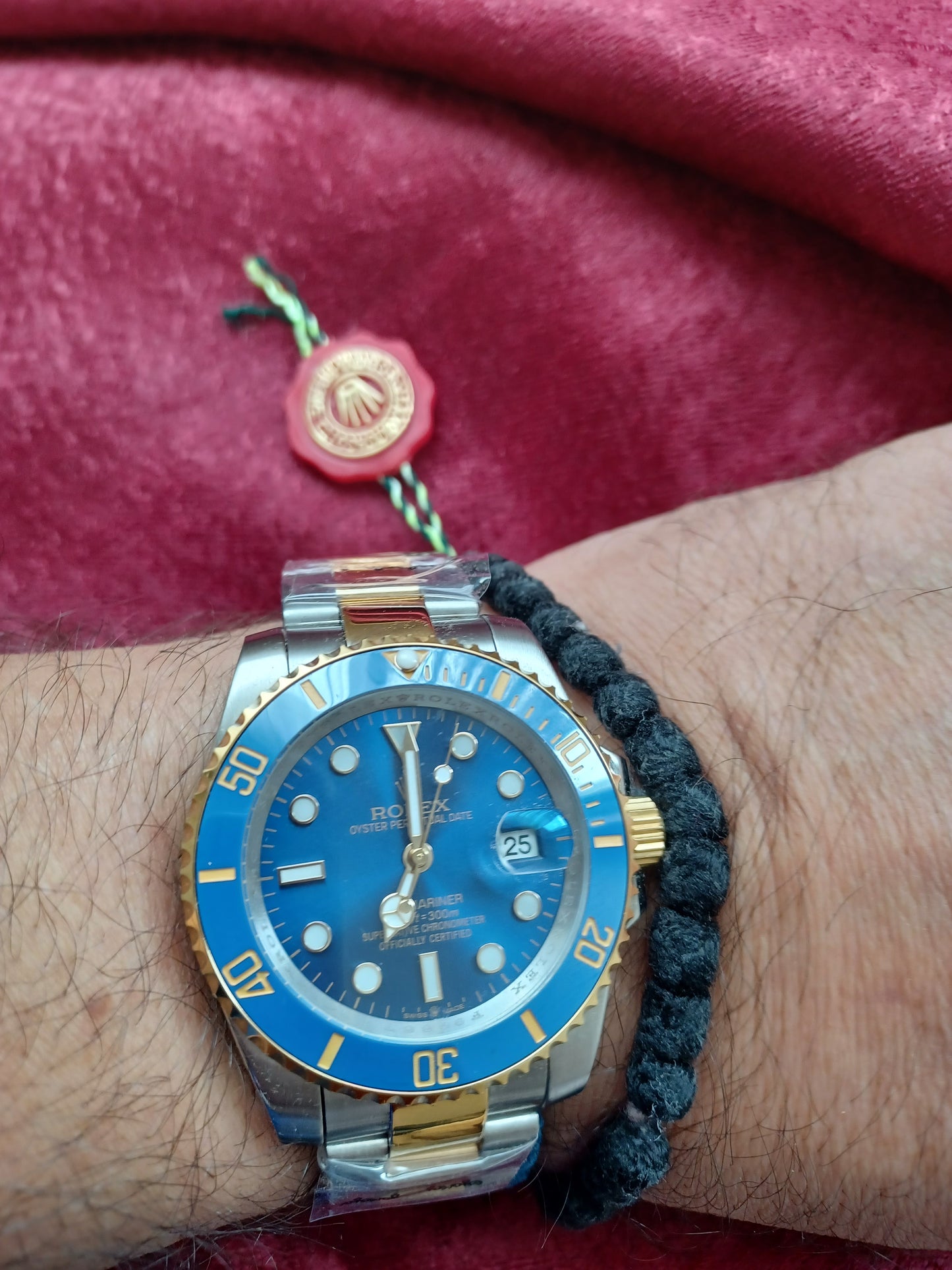 ROLEX SUBMARINER DUAL TONE 2 BLUE-GOLD