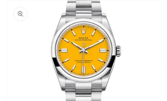 Perpetual oyster 41mm yellow