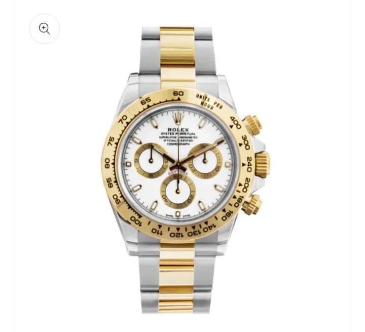 ROLEX Daytona 2 tone white dial 40mm