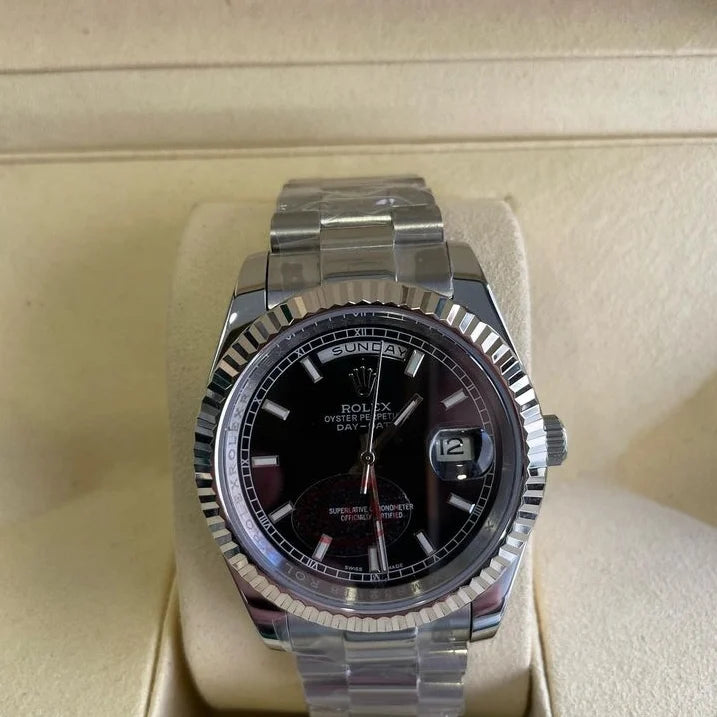 Day date black 36mm