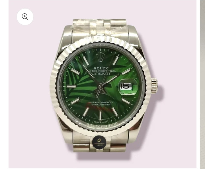 Rolex Datejust 36 126234 Green Leaves Dial Jubilee 2021 Model