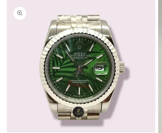 Rolex Datejust 36 126234 Green Leaves Dial Jubilee 2021 Model