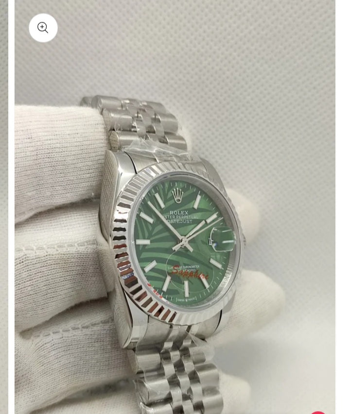 Rolex Datejust 36 126234 Green Leaves Dial Jubilee 2021 Model