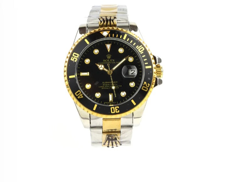B ποιότητα SUBMARINER 2-TONE BLACK CERAMIC BEZEL 40MM QUALITY 2A