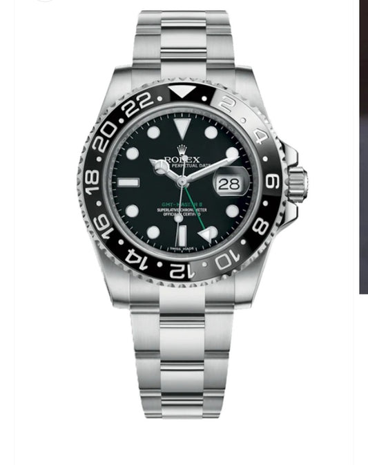 Gmt master 2 black dial 40mm