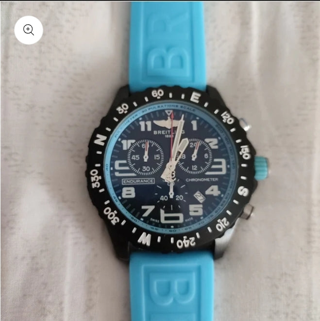 Breitling endurance pro light blue