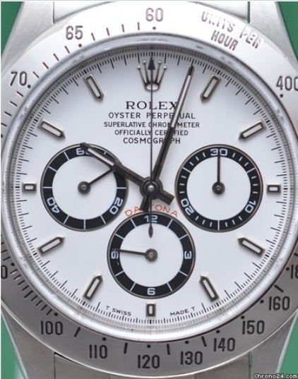 Rolex Daytona 16520 Zenith Box&Papers+2022 Rolex Service Card Cosmograph White Dial U Series