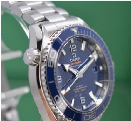 Omega Seamaster 43.5mm Planet Ocean Deep Blue Ceramic 2019 Master Chronometer Box&Papers