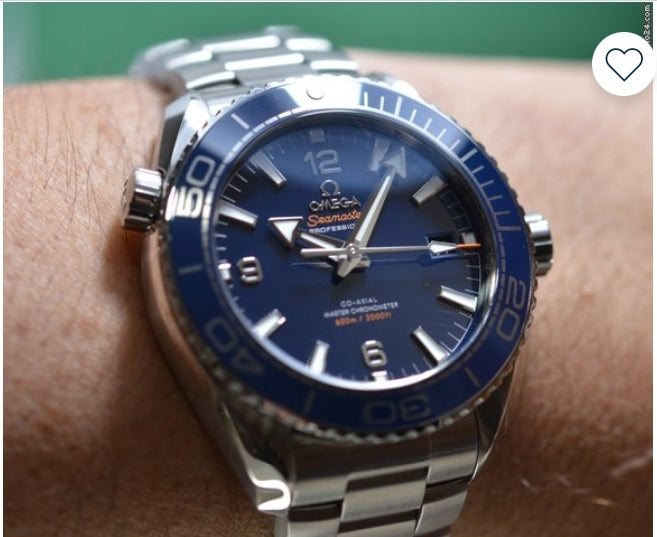 Omega Seamaster 43.5mm Planet Ocean Deep Blue Ceramic 2019 Master Chronometer Box&Papers
