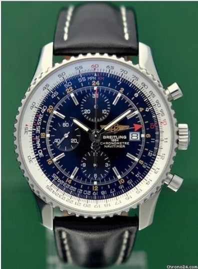 Breitling Navitimer World 46mm Automatic 24322 GMT Chronograph