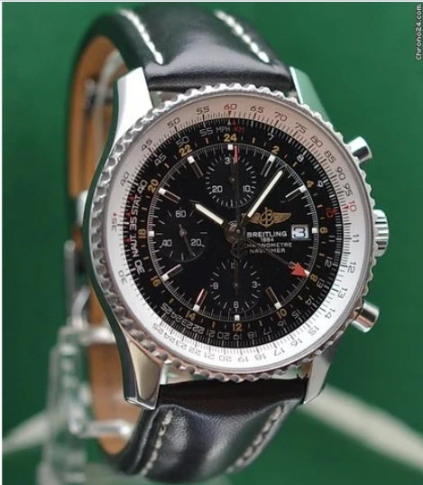 Breitling Navitimer World 46mm Automatic 24322 GMT Chronograph