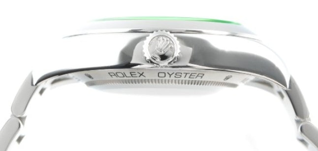 Rolex Milgauss Automatik Stahl Herrenuhr Oyster Perpetual Ref 116400GV B&P LC100
