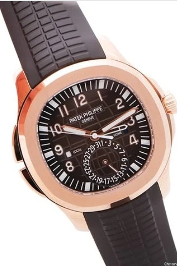 Patek Philippe Aquanaut Travel Time Rose Gold 5164R-001