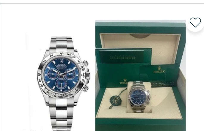 Rolex Daytona 40mm White Gold Cosmograph Blue Index Dial (116509)