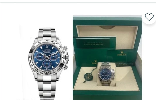 Rolex Daytona 40mm White Gold Cosmograph Blue Index Dial (116509)