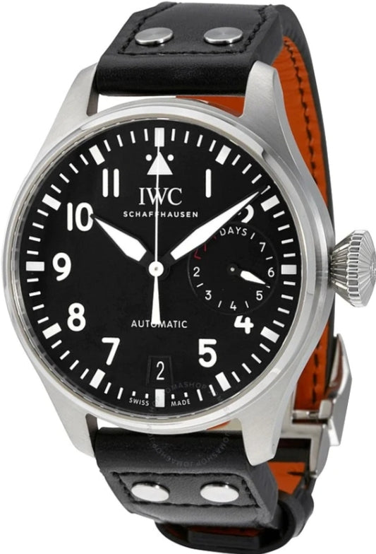 IWC BIG PILOT BLACK DIAL AUTOMATIC MEN'S WATCH