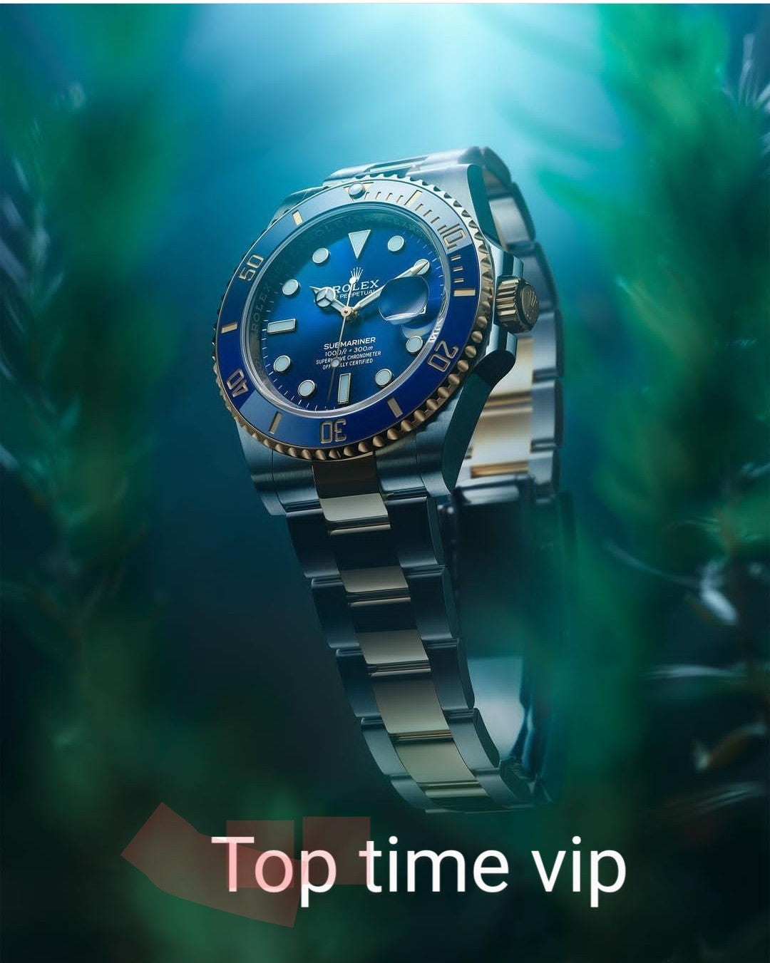 ROLEX SUBMARINER DUAL TONE 2 BLUE-GOLD